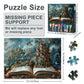 Jigsaw Puzzles for mature-themeds Fantasy World Inside of The Book Puzzle Flowers Knowledge Butterfly Puzzles Castle Puzzles for mature-themeds 1000 Pieces-Landscape Challenge Impossible Games