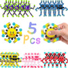 5 Pcs Transformable Fidget Spinner Toys For Kids & Adults,Stress Relief Sensory Toys For Boys & Girls, Fingertip Gyros For Adhd