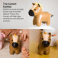 Little Big Friends Tiny Friends | Rattle Toy | Special Stuffed Animal | Easy to Clean | Charles The Horse