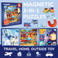 Quokka Magnetic Puzzles Puzzles For Toddlers 2-4 - 24 Pcs Travel Puzzles Games For Kids Ages 3-5 By Quokka - Animal Space Dino Car Activities Toy For Boys & Girls 2-4 Yo - Learning Magnet Gift