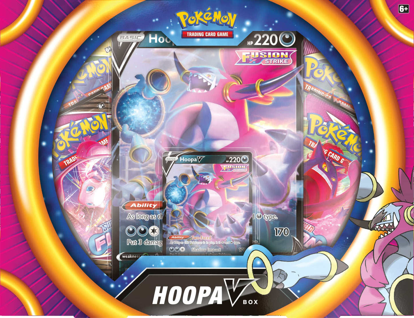 Pok  Mon | Hoopa V Box | Card Game | Ages 6+ | 2 Players | 10+ Minutes Playing Time