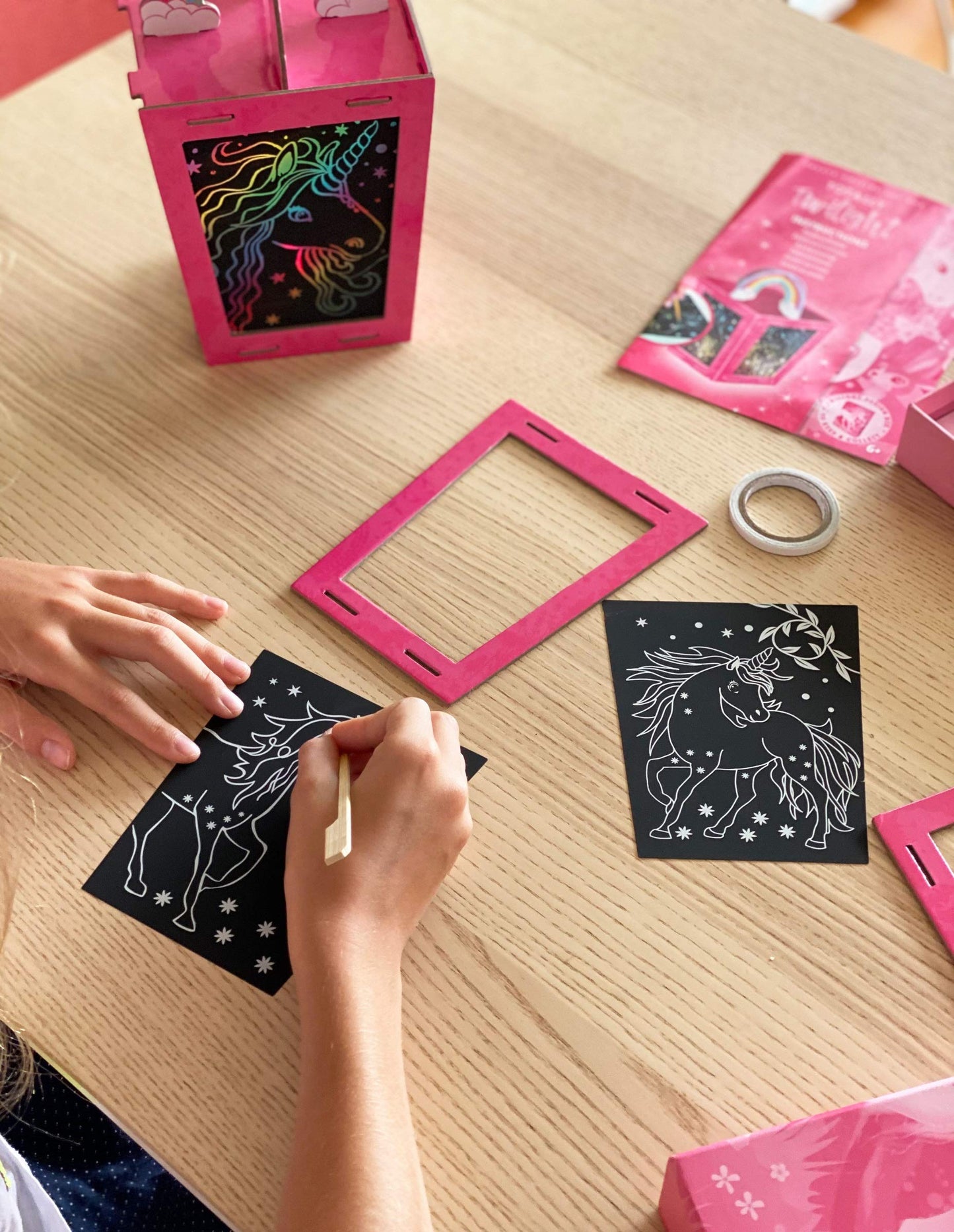 BOX CANDIY Totally Twilight Magical Unicorn Lantern Kit in Keepsake Box to Make and Enjoy