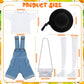 Geyoga Doll Clothes 12 Inch Doll Accessories Casual Wear Clothes Outfits With Shoes Socks Hat Bag Top Jumpsuit Set Gift(Light)