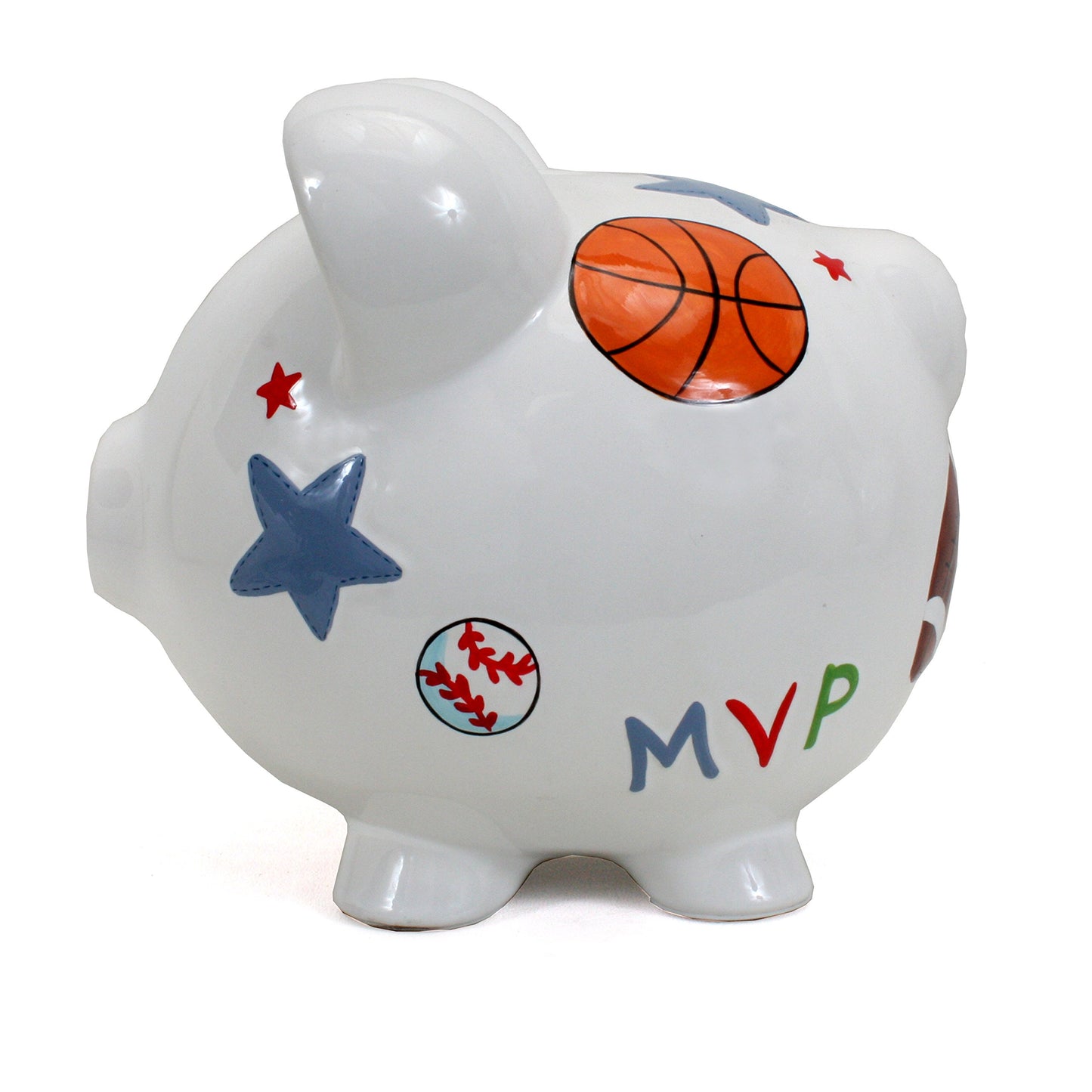 Child To Cherish Ceramic Piggy Bank For Boys, Sports