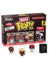 Funko Bitty Pop! Deadpool - Sleepover, 4-Pack And A Surprise Mystery Mini Figure - 0.9 Inch (2.2 Cm) Collectable - Stackable Dis