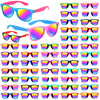 Gifts2U Kids Sunglasses Bulk Party Favors for Kids Ages 3-8, 48 Pack Rainbow Neon Sunglasses for Boys Girls with UV400 Protectio