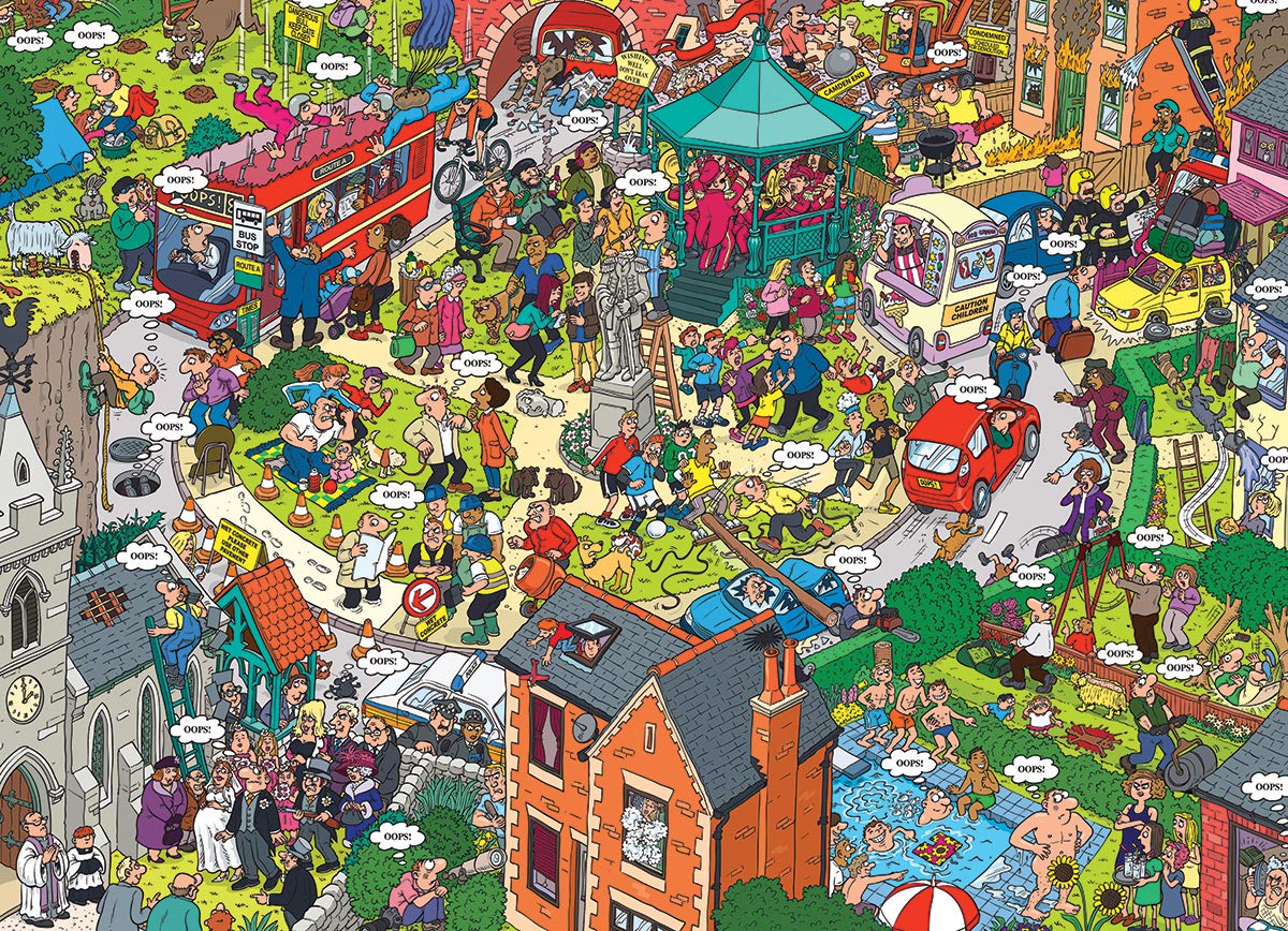Eurographics 8500-5460 What Could Go Wrong? By Martin Berry 500- Piece Puzzle