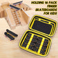 Mgznmty Portable Storage Case For Teck Deck Ultra Dlx Finger Skateboards, Fingerboard Carrying Case Compatible With 16 Pcs Tech