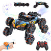 RC Stunt Car for Kids, 8Wd Gesture Sensing Stunt Rc Cars Toys for Boys Age 8-13, 2.4Ghz Hand Remote Control Car with Lights Musi