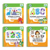 LeapFrog LeapStart Preschool 4-in-1 Activity Book Bundle with ABC, Shapes & Colors, Math, Animals