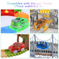 Track Cars Magic Toy Gifts 4 Pack Replacement Track Cars For 3 4 5 6 7 8 Years Old Kids Boys Girls Toy Track Cars With 5 Led Lights Glow In The Dark Compatible With Most Tracks