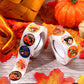 Zonon 1000 Pieces Thanksgiving Party Stickers Round Funny Turkey Label Stickers Pumpkin Maple Leaf Adhesive Decals Autumn Theme Seal Stickers For Thanksgiving Fall Party Decorations