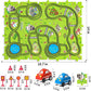 Temi 48 Pieces Puzzle Race Tracks Car Set Toys For Kids Ages 3-5 - Toddler Toys Gifts For 3 4 5 Year Old Boys, Puzzle Tracks Car Toys For Boys Ages 3-5 4-6, 3 4 5 6 Year Old Boys Birthday Gifts