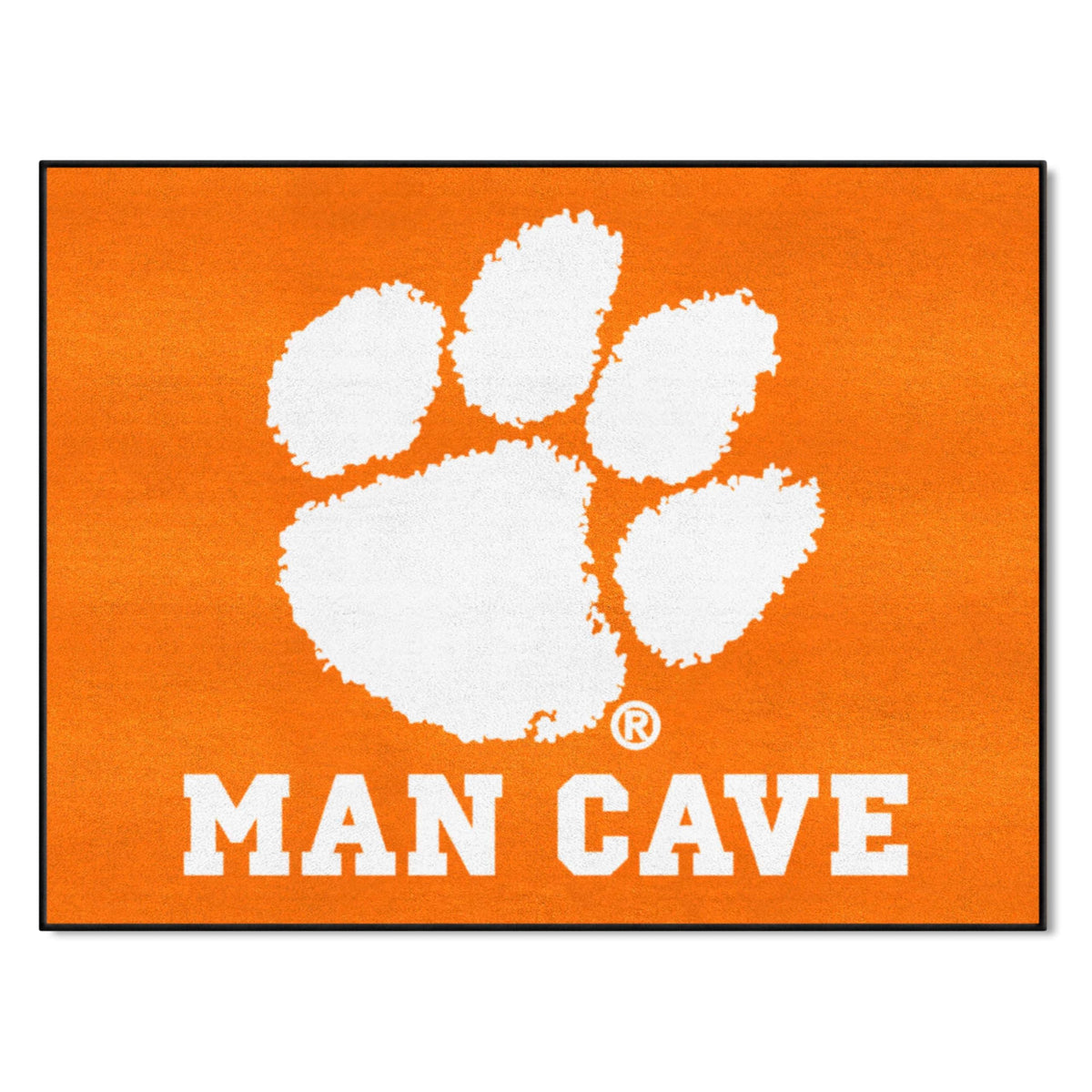 FANMATS 14537 Clemson University All-Star Mat - Man Cave | Orange | 33.75x42.5 | Tiger Paw Primary Logo