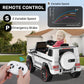 Anpabo Licensed Mercedes-Benz G63 Car For Kids, 12V Ride On Car W/Parent Remote Control, Led Headlights, Music Player & Horn, Soft Start, Low Battery Prompt, Kids Electric Vehicle, White