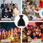 Yuegoo Black Costume Dress For Girls Halloween Costumes Cosplay Party Dress With Accessories 3-12Y (Black, 11-12 Years)