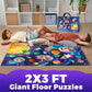 Quokka Giant Floor Puzzle For Kids Ages 4-6 - 2X3 Feet Extra-Thick 48 Pieces Toddler Puzzle Ages 3-5 - Space Educational Activit