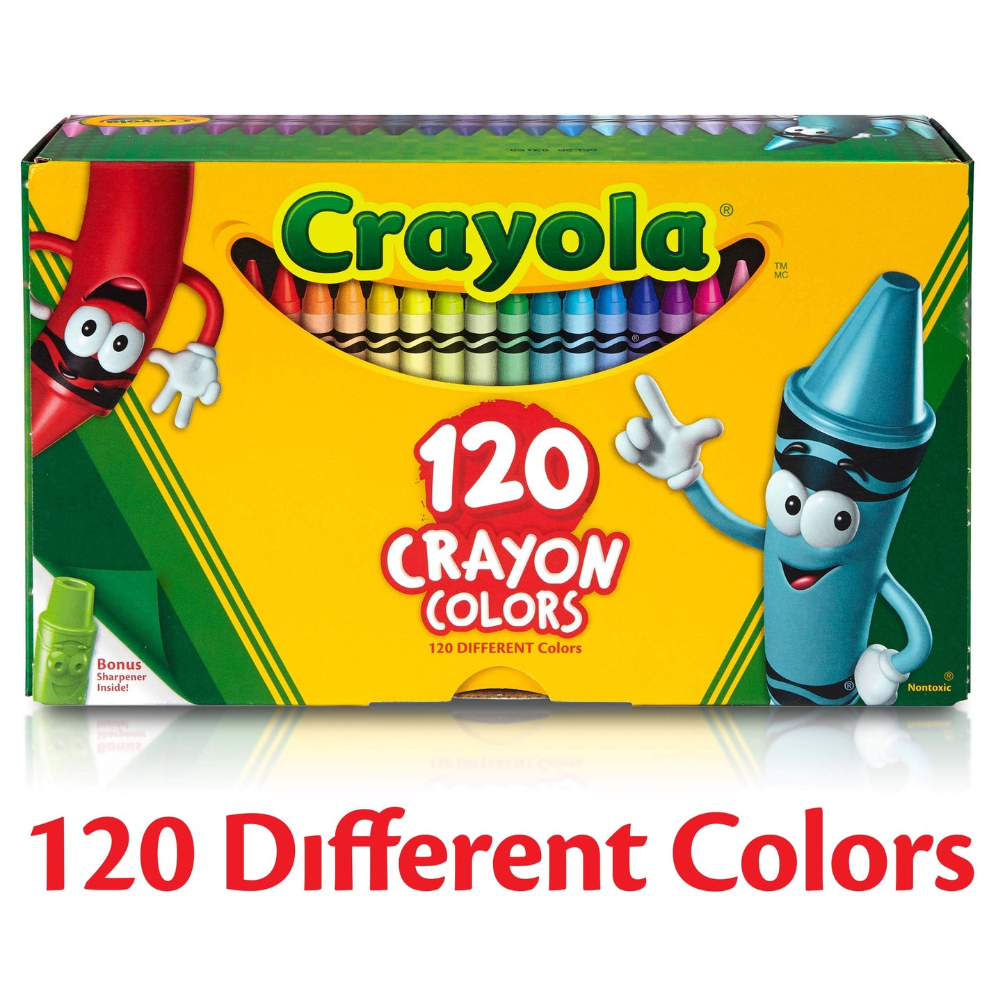 Crayola Crayons, 120 Count, Coloring Supplies, Gift for Kids