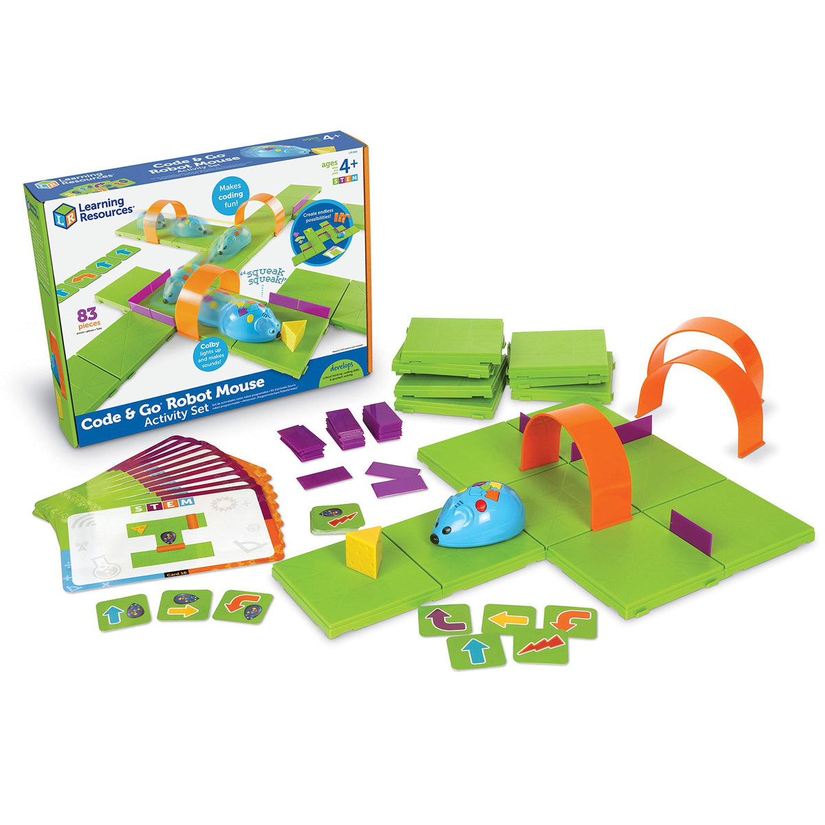 Code & Go Robot Mouse Set a Fun Coding Toy for Kids 4+