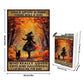 Great Jigsaw Puzzles for mature-themeds 300 Pieces Black Witch Once Upon A Time There was A Girl Who Really Loved Cats Halloween Puzzles for mature-themeds Toys Gift Family Decoration Kids Puzzle