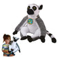 Ecobuddiez - Ring Tailed Lemur From Deluxebase. 12 Inch Ring Tailed Lemur Plush Toy. Eco Friendly Child Safe Lemur Stuffed Animal Made From Recycled Plastic Bottles.
