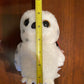 Aurora® Mini Flopsie™ Snowy Owl Stuffed Animal, 7" White, Polyester, Model 31345 - Adorable Companion for All Ages