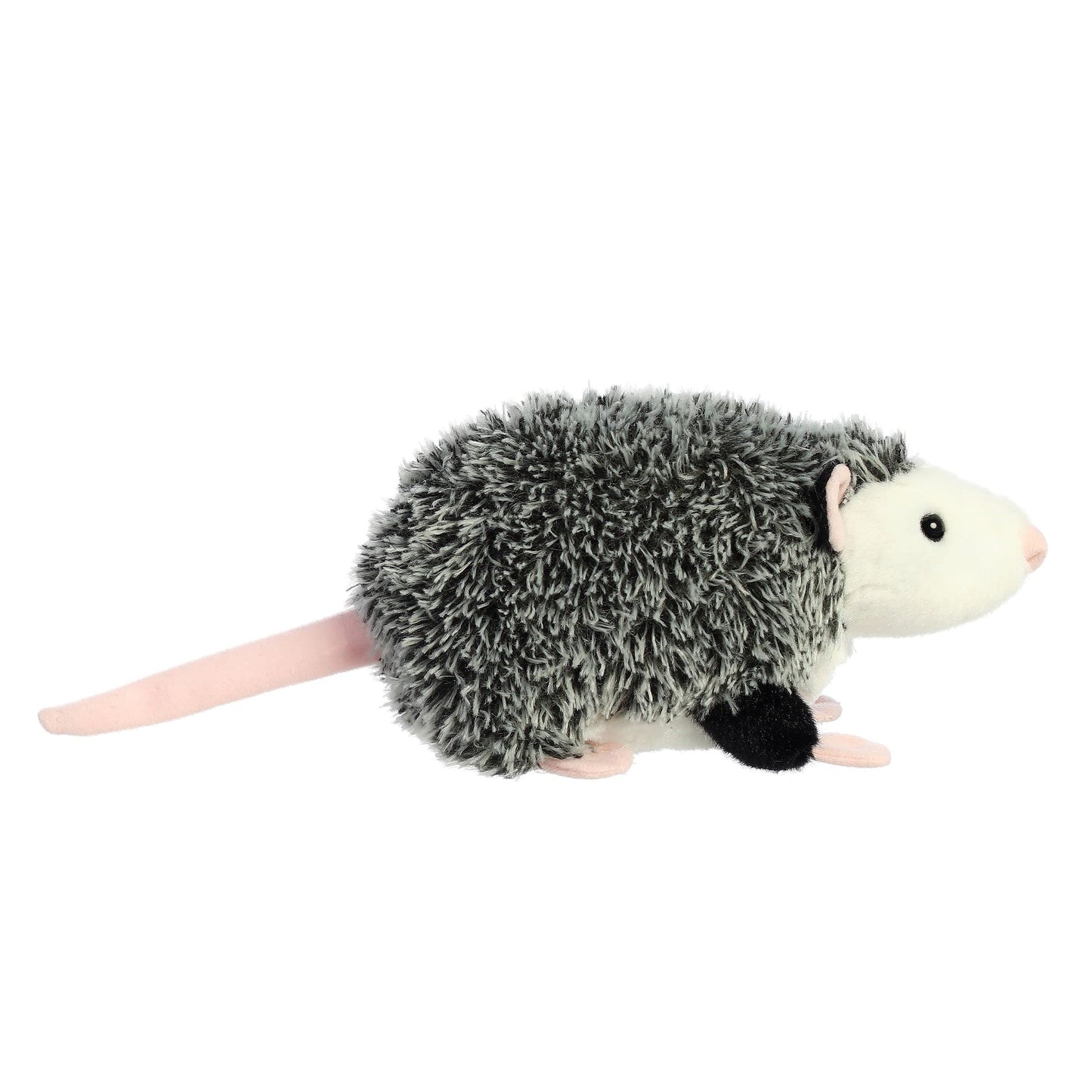 Aurora Mini Flopsie Ozzie Opossum Stuffed Animal, Black, 6.5 Inches, Polyester, Model 31833, Adorable and Playful Companion