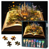 1000 Pieces Jigsaw Puzzle for Adults - Enchanted Storytelling Books, 28x20 Inch Impossible Puzzle Family Challenge Night,with En