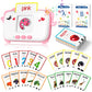 Hopeeye Talking Flash Cards For Toddlers 1-3 2-4, Learning Toys For 1-6 Year Old Boys And Girls, Autism Pocket Speech Therapy, E