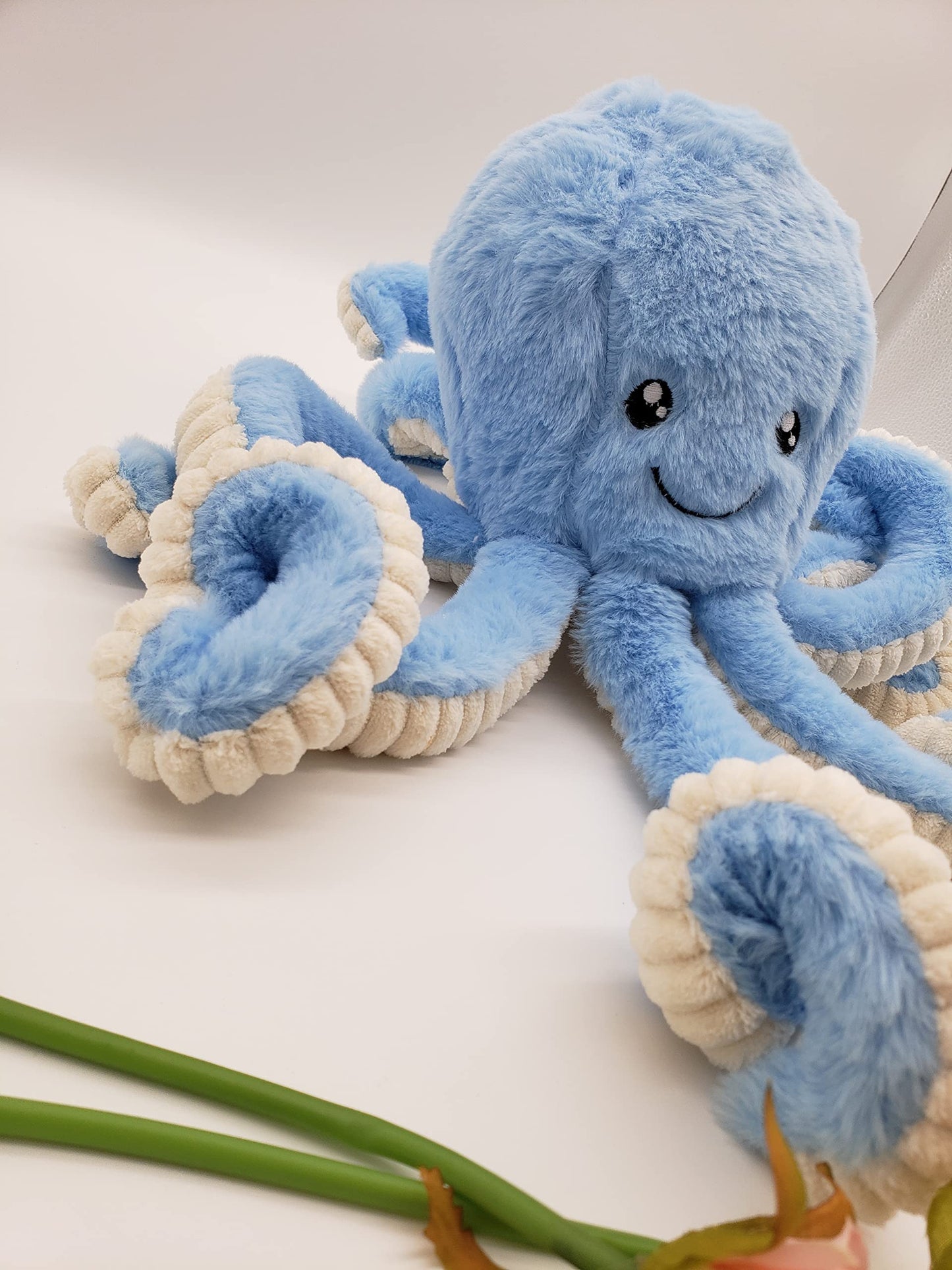 My Super Star Octopus Stuffed Animals, Octopus Plush Toys For Kids Girls Boys Friends Family Birthday Xmas Gift Present Sea Critters (Blue, Medium (15.7''))
