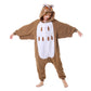 Canasour Kids Owl Onesie Christmas Halloween Costumes Anime Cosplay Animal One Piece Pajamas 6-8 Years Girls (6-8 Years, Owl Bro