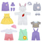 Baby Doll Clothes,14-18 Inch Doll Accessories Dress With Hats Socks Outfits Fits For 43Cm New Born/15 Inch Bitty/16 Inch Baby Dolls(7 Set )