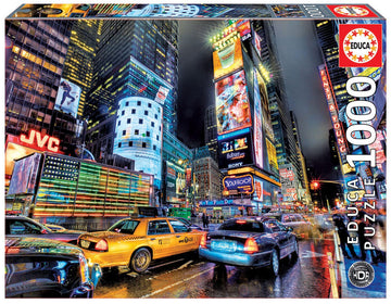Educa Times Square New York Puzzle (1000 Piece), One Color