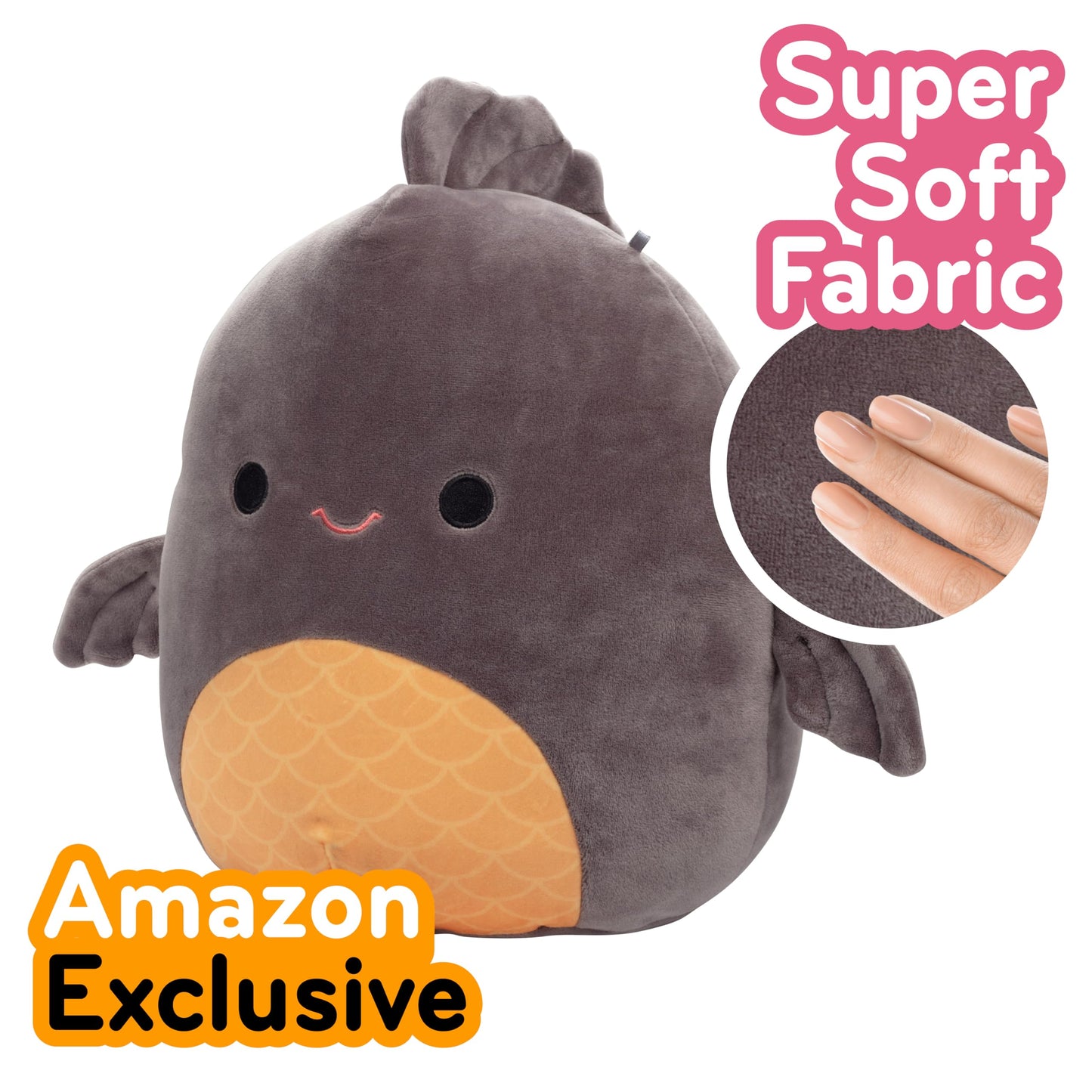 Squishmallows 10' Khalil Koi Fish Jazwares Ultra-Soft Stuffed Animal – Realistic Fish Plushie For Kids, Plush Collectors & Aquatic Lovers – Cute & Cuddly Toy Premium Quality