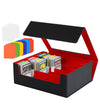 Newloop Trading Card Storage Box - 2400+ Commander Card Deck Case With See-Through Display Top For Magic The Gathering Tcg Yugio
