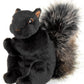 Bearington Acorn Black Plush Squirrel Stuffed Animal, 7" Size, Copper Material, Model 241520, Adorable Acorn Black Color