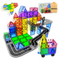 Goodtiles Magnetic Tiles Road Sets With Car Kits -Magnet Building Blocks Montessori Toys For Toddlers | Preschool Educational Se