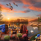 Buffalo Games - Andrew Farley -Breakfast At The Lake - 1000 Piece Jigsaw Puzzle For Adults -Challenging Puzzle Perfect For Game Nights - Finished Size Is 26.75 X 19.75