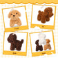 Sosation 20 Pcs Mini Plush Stuffed Puppy Bulk Easter Party Favor Gift Dog Party Gift Toy Soft Plush Dog For Kids Graduation Goodie Bag Fillers Baby Shower Birthday Carnival Prize(Multicolor)