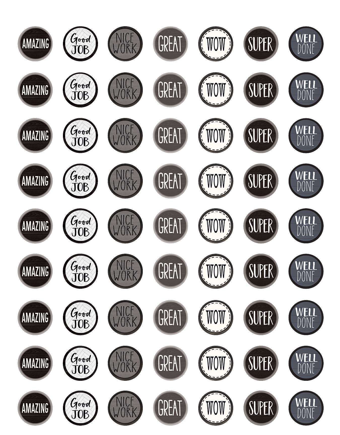 Teacher Created Resources Modern Farmhouse Mini Stickers, Pack of 378