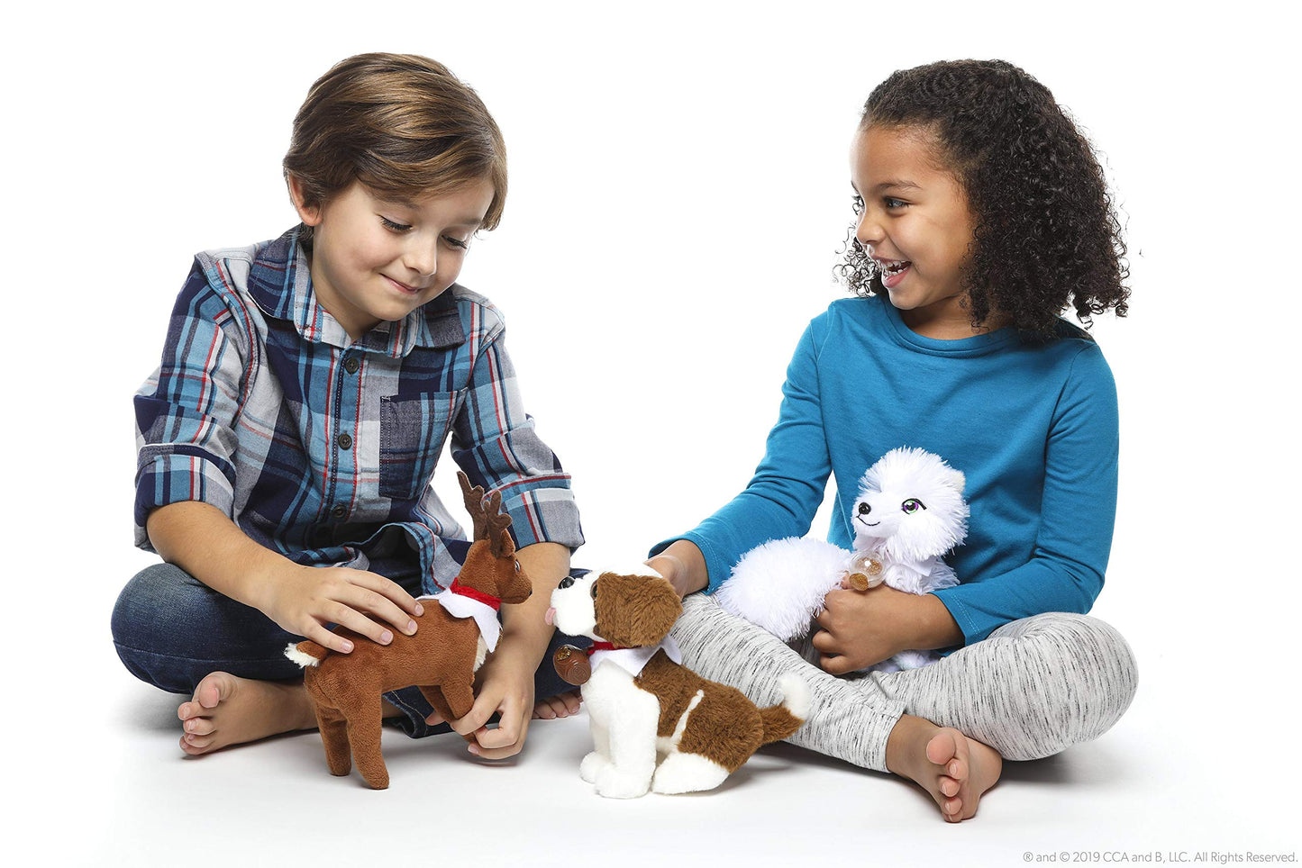 Elf Pets: An Artic Fox Tradition - Huggable Elf Pet Arctic Fox Stuffed Animal - Includes Beautifully Illustrated Hardbound Storybook, Mini Snow Globe Charm And Official Adoption Certificate