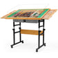 Builderbutler Puzzle Table With Wheels, For 1500 Pieces With Drawers And Cover, 35.4''X26.4'' Adjustable Height & 45 Tilting, Pu
