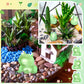 Chitidr Resin Mini Frogs Green Tiny Frog Glow in The Dark Tiny Frogs Luminous Mini Frogs Miniature Figurines Frogs DIY Crafts To