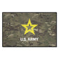 FANMATS - 5656 Fanmats Military Army Black Knights Nylon Face Starter Rug 19x30