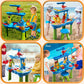 3-Tier Kids Water Table For Toddlers Kids Ages 3-5 4-8, Summer Outdoor Water Table Beach Kids Toys, Toddler Sensory Activity San
