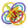 Nuby Lots A Loops Sensory Multicolor Teether And Baby Rattle Toy - 3+ Months - Baby Teething Toy