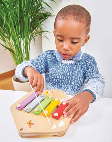 Le Toy Van Xylophone Activity Tile enhanced Wooden Toys for Kids Ages 18 Months & Up