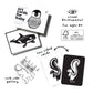 Wee Gallery Black And White Animal Art Cards For Babies, Durable High Contrast Vision Cards, Brain Development Educational Learning Tool For Newborn, Infant, Baby, Toddler - Black And White Animals