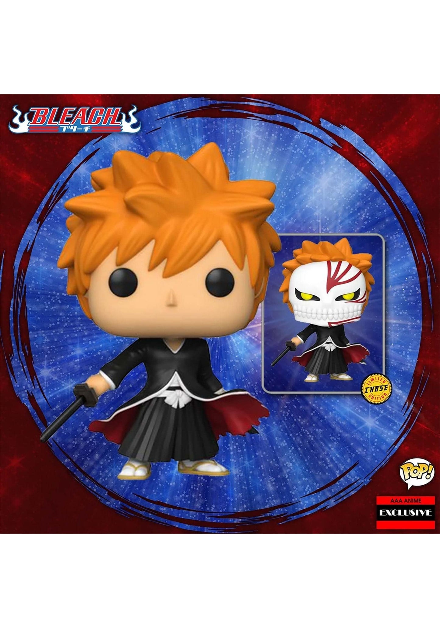 Funko Pop Bleach Ichigo Kurosaki Bankai Tensa Zangetsu Vinyl Figure (Aaa Anime Exclusive)