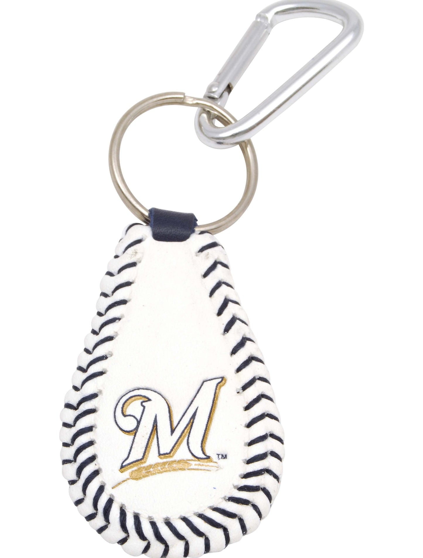 MLB Milwaukee Brewers Baseball Keychain